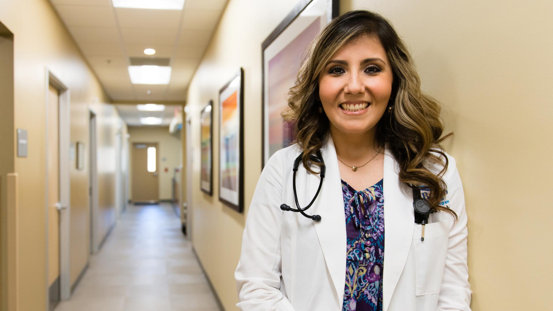 Dr. Olga Maeve is finishing up her medical residency at Clinica Sierra Vista in Bakersfield, California.