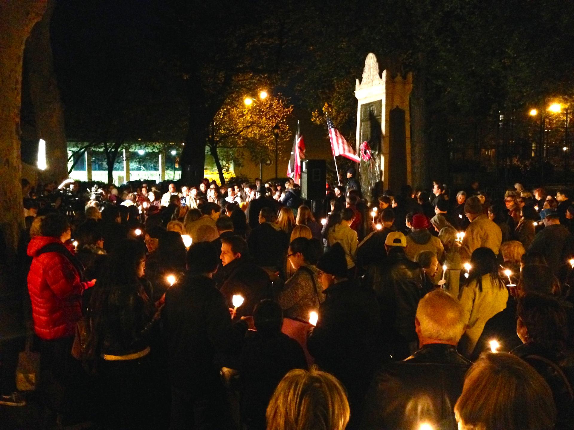 Carroll Gardens vigil