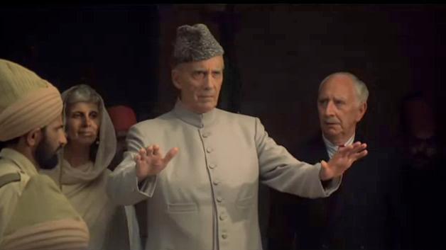 Christopher Lee as the founder of Pakistan, Muhammad Ali Jinnah, in "Jinnah."