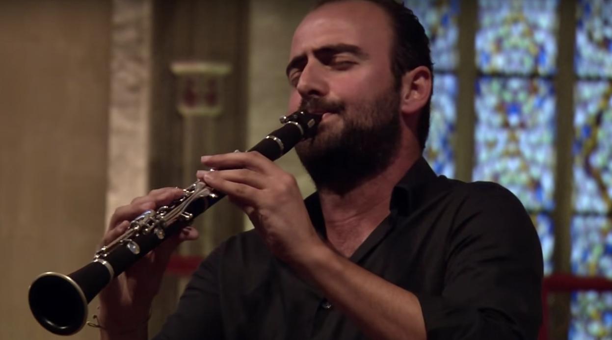 Kinan Azmeh, a Syrian clarinet player who lives in New York, performs at Germany’s Morgenland Festival Osnabrück in 2010.