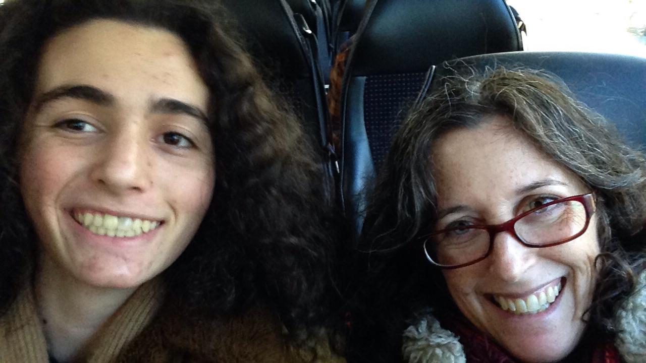Sue Natali, a climate scientist at Woods Hole Research Center, and her son, Clancy, flew to Paris on Thursday.