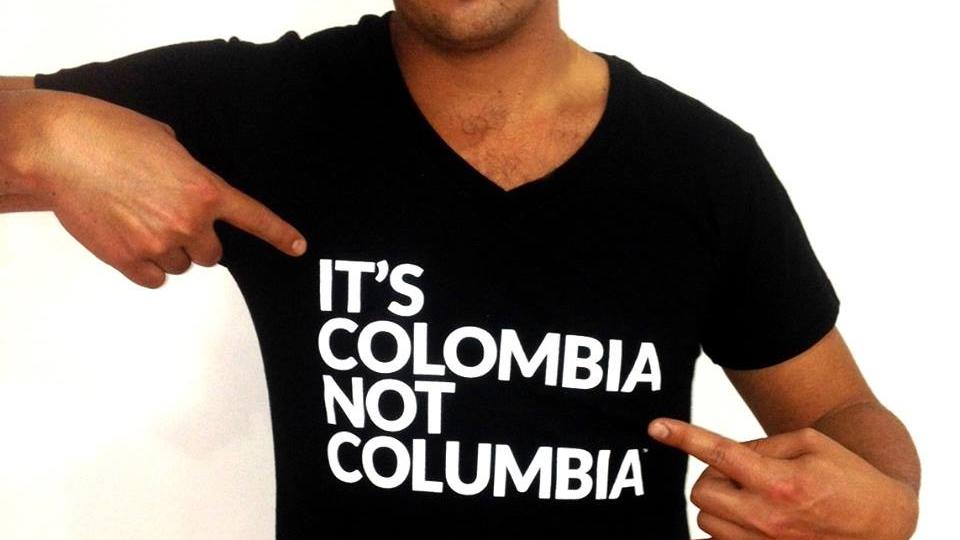 It's Colombia, not Columbia Facebook page