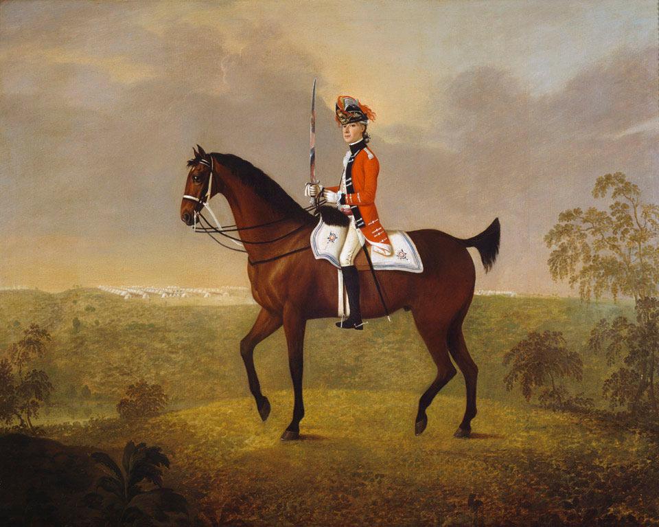 Cornet Thomas Boothby Parkyns, 15th (or the King's) Regiment of (Light) Dragoons, 1780.
