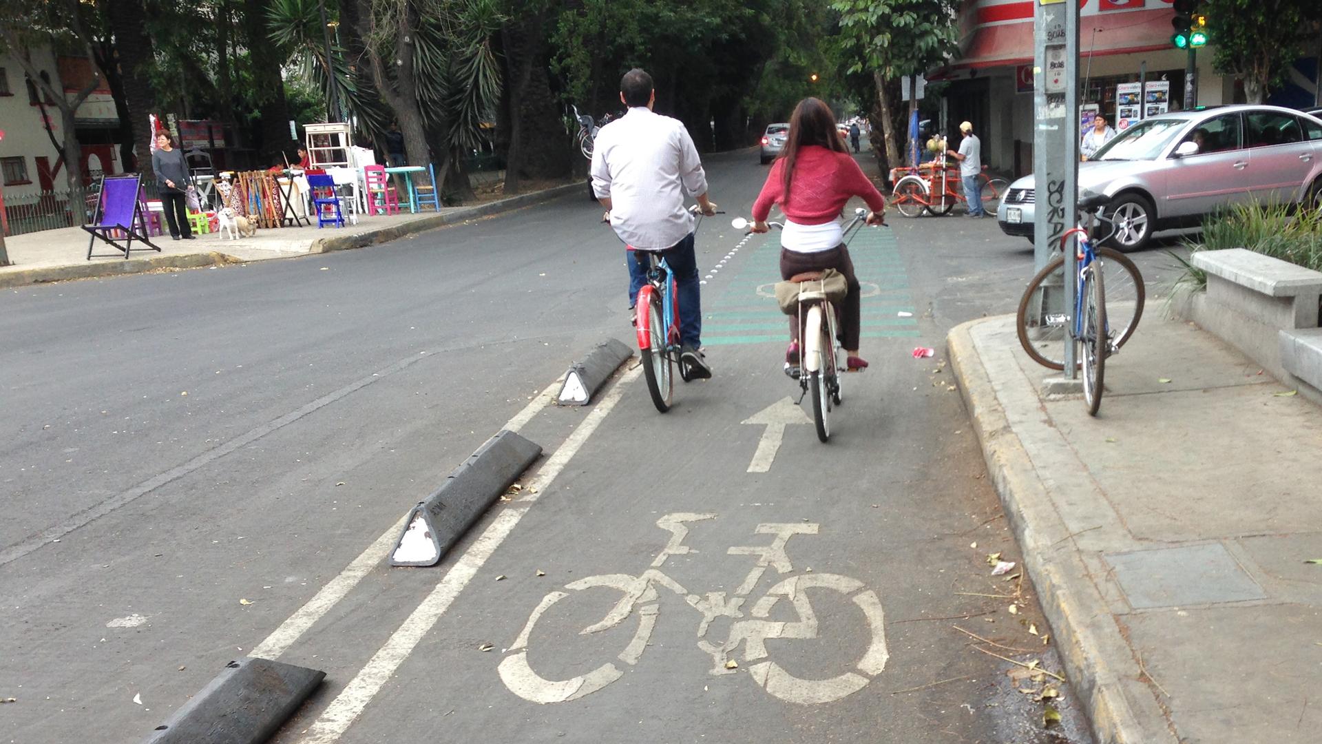 Mexico City now has nearly 40 miles of dedicated bike lanes and plans for much more. 