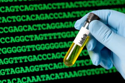 DNA sequences like the one pictured in this image can help predict diseases for patients and their families, but the ethics and legality of sharing that information among family members are still unformed.