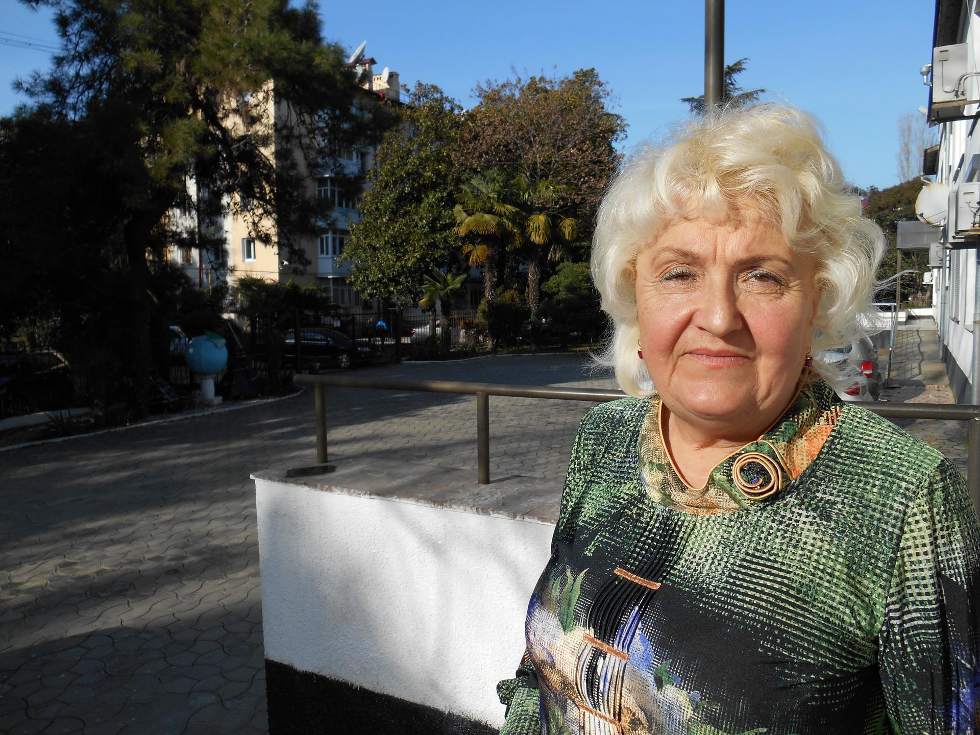 Lyubov Varicheva teaches English at the Sochi College of Multicultural Education in Russia. She says because of "volunteering" demands on teachers here, her students probably won’t get much in the way of instruction during the Sochi Winter Olympics.