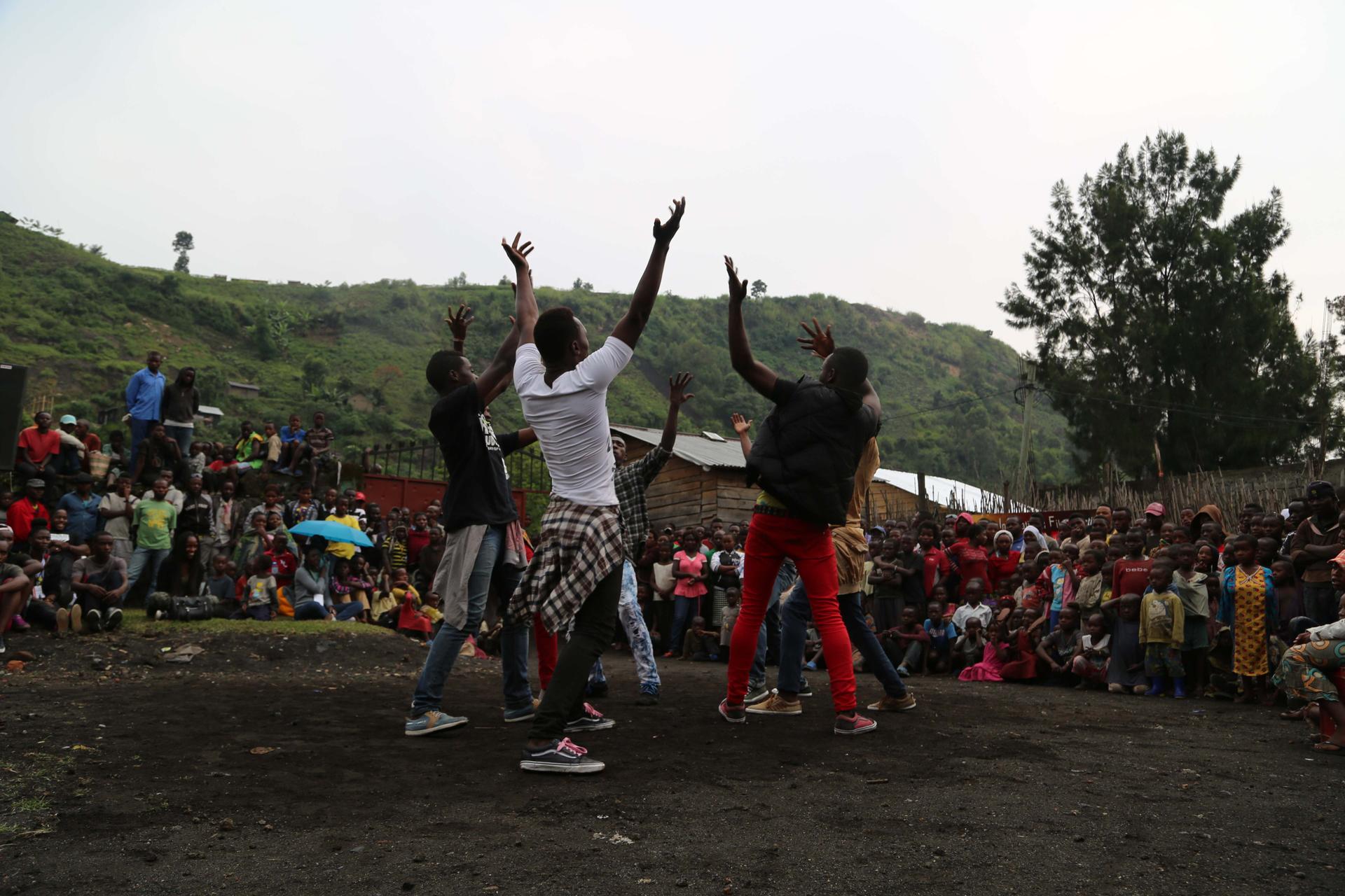 Dancers in Goma, DRC