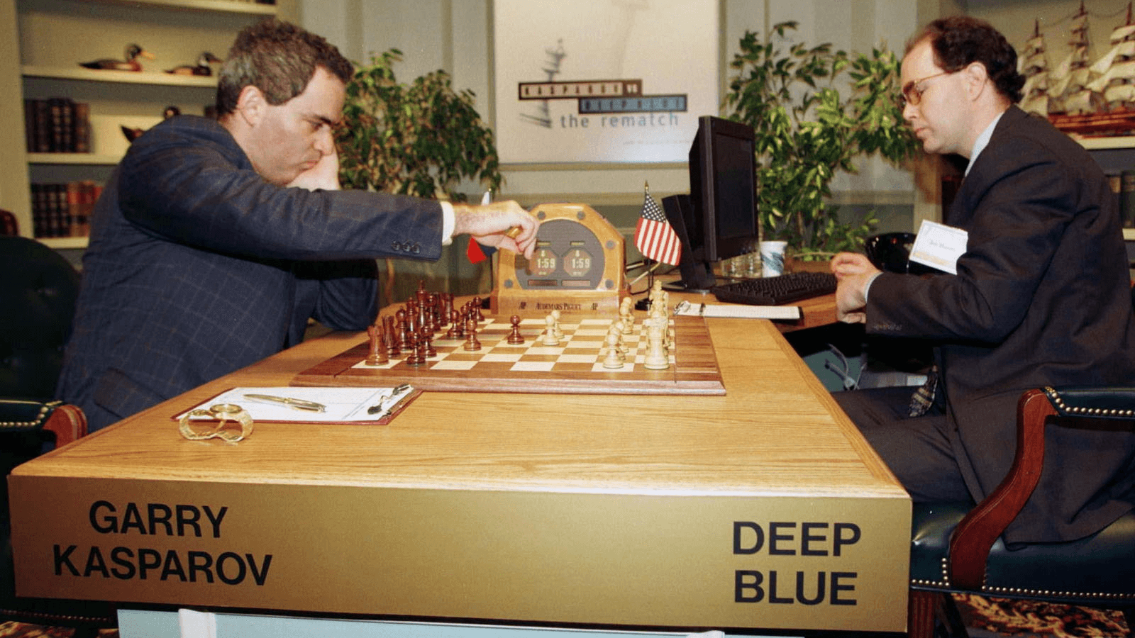 Garry Kasparov faced off against Deep Blue, IBM’s chess-playing computer in 1997. Deep Blue was able to imagine an average of 200,000,000 positions per second. Kasparov ended up losing the match.