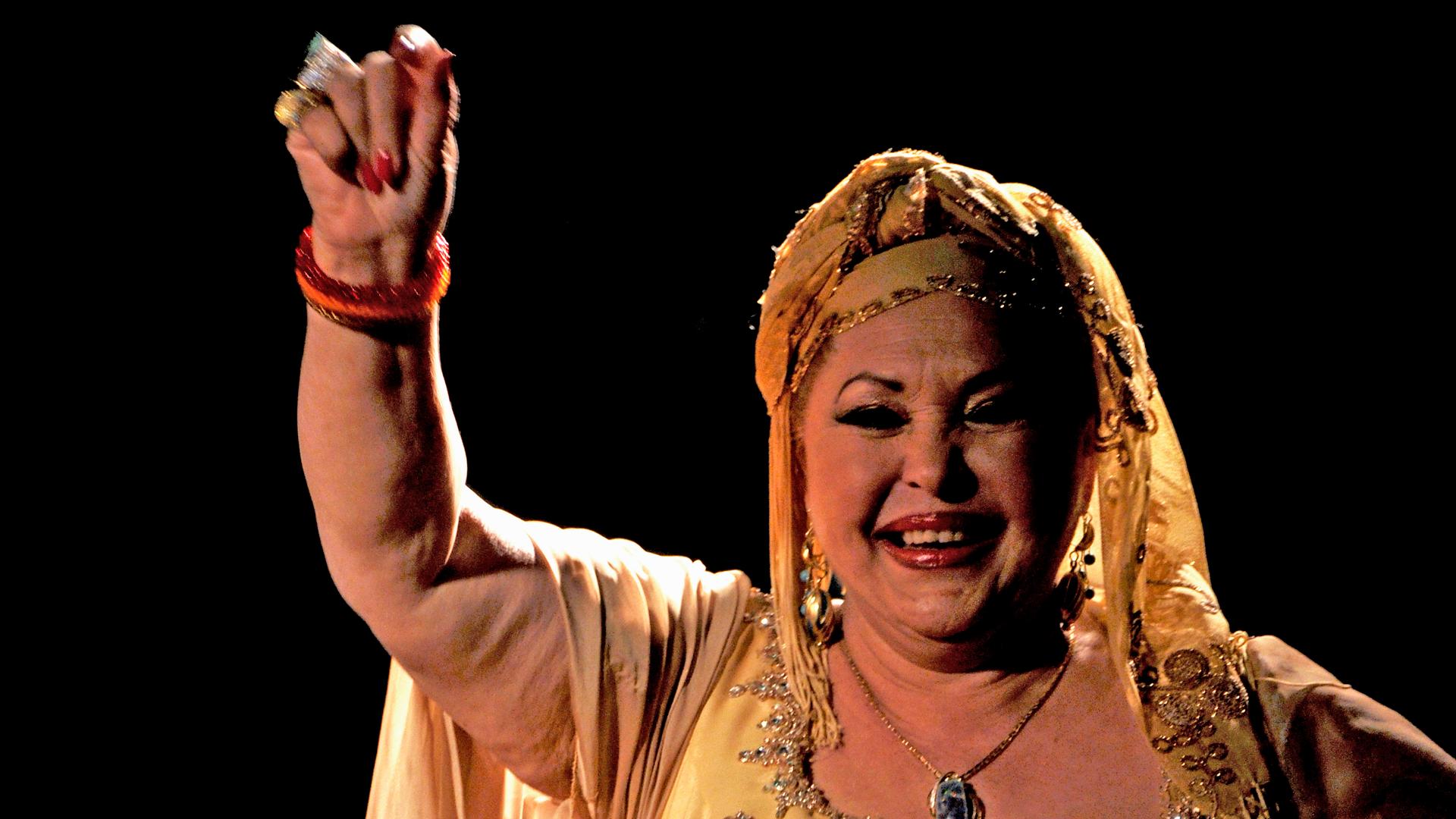 Esma Redžepova, queen of gypsy music.