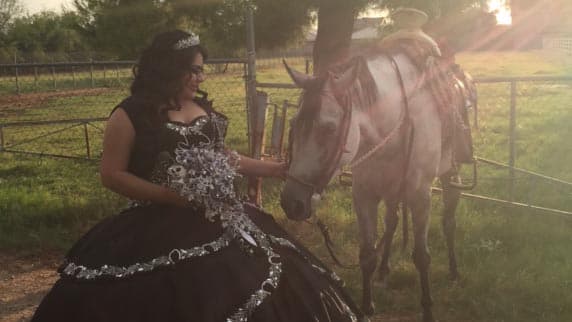 Kimberly Valencia's dress, the