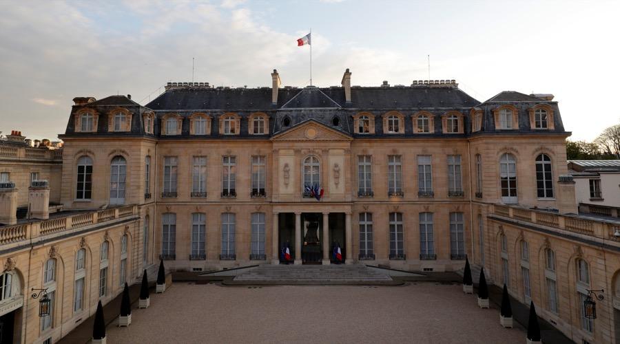 The Elysee Palace, the French president's official residence, in Paris, France.