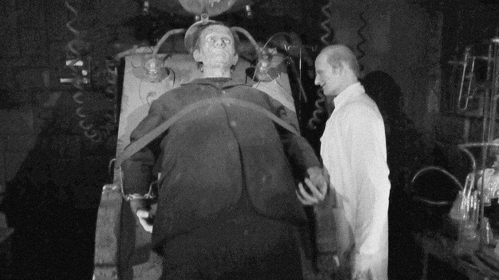 Doctor Frankenstein and his monster, depicted here at the Movieland Wax Museum in Niagara Falls, Canada, have become a fixture of Halloween lore.
