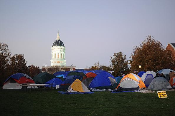 Tents at MU