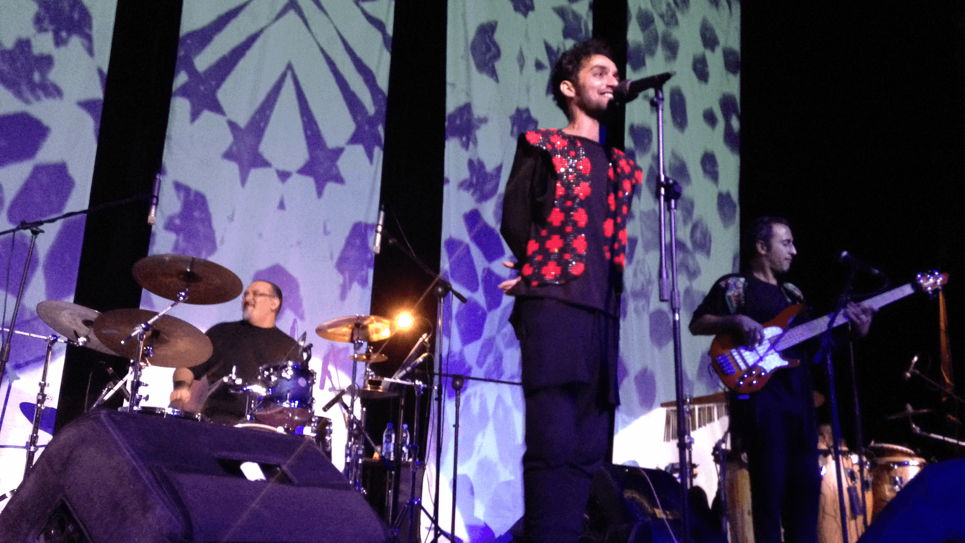 Iranian folk-rock band Damahi performs in the country with approval from the government.