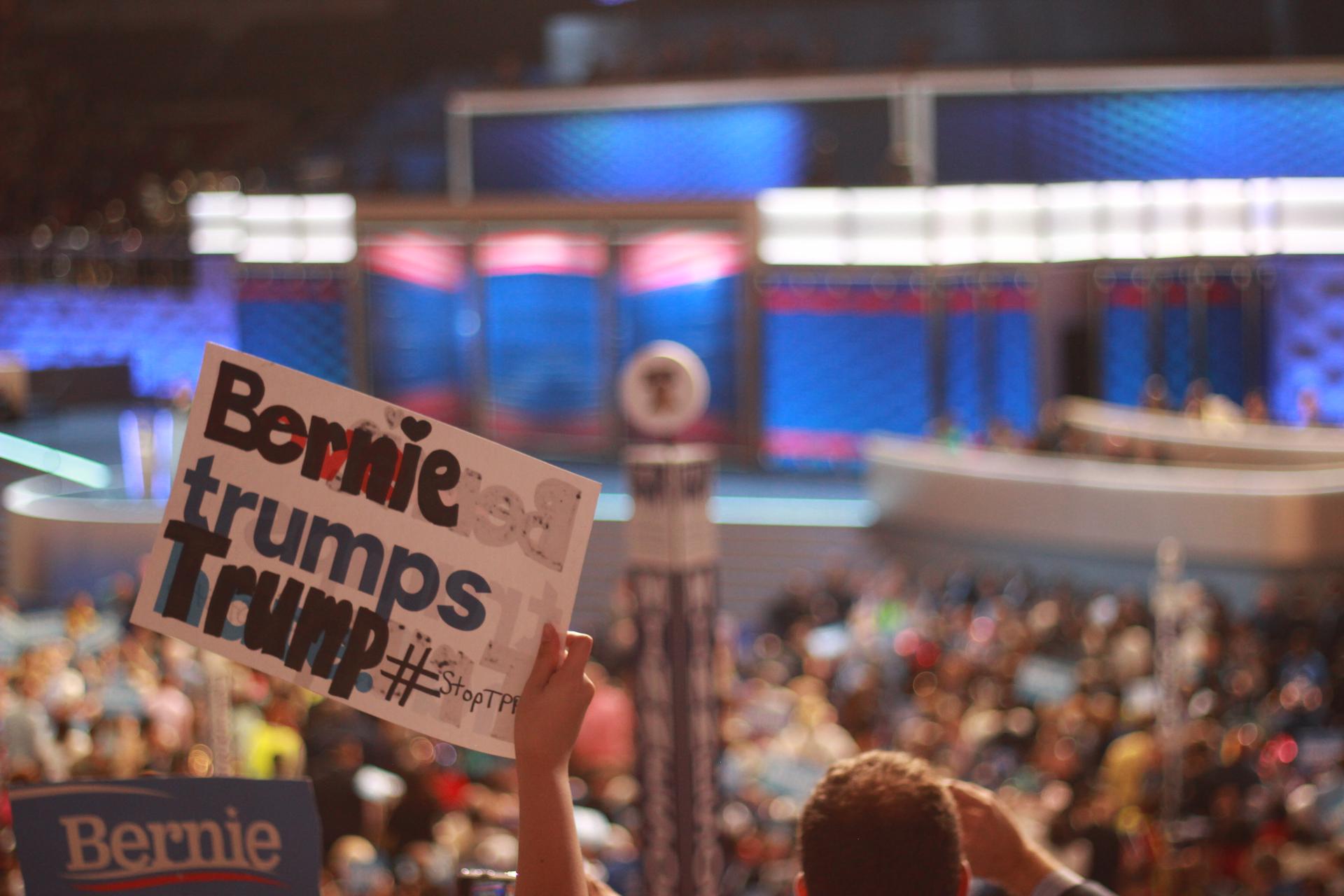 Sanders supporters don't want to be tied to a two-party political system.