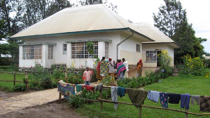 Housing for patients at Panzi hospital.