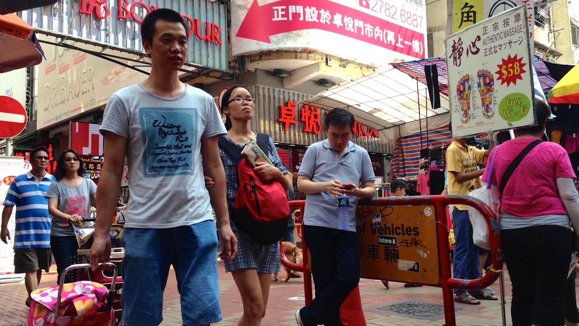 Chinese shoppers come to Hong Kong with empty suitcases, looking for bargains to bring back home.