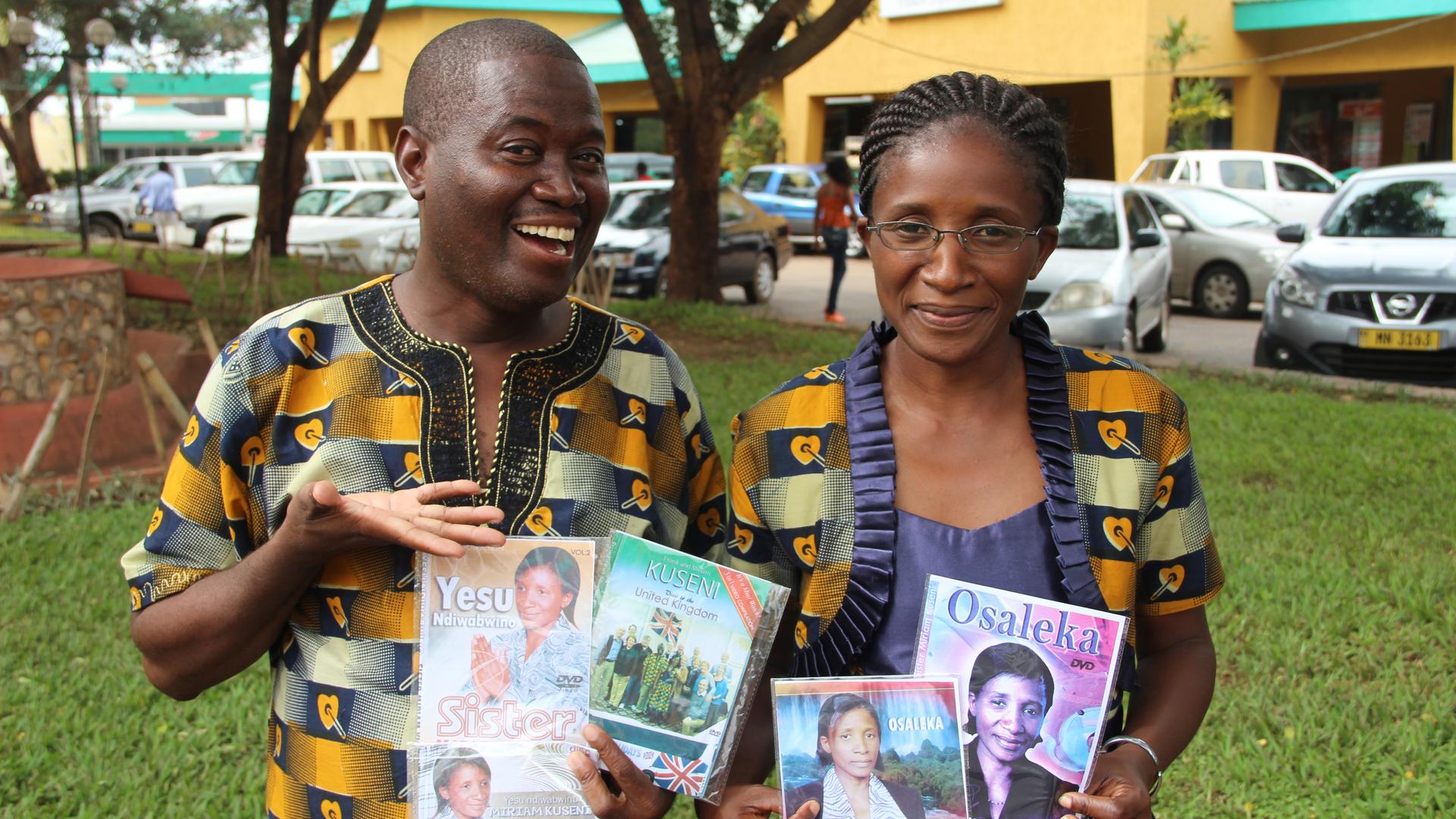 Frank and Miriam Kuseni are gospel artists based in Lilongwe, Malawi. They were forced to stop selling their CDs on the street.