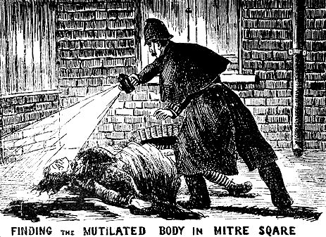 Jack the Ripper's victim from The Illustrated Police News (circa 1888)