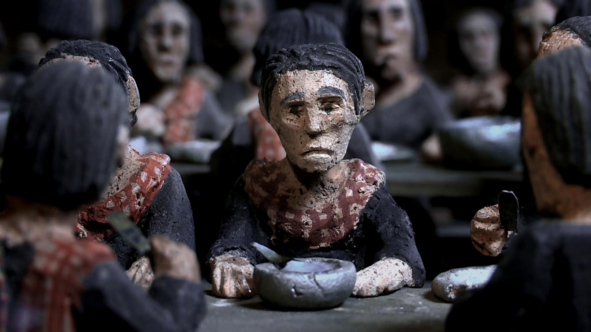 Director Rithy Panh uses clay figurines to represent Cambodians in his Oscar-nominated film memoir "The Missing Picture". It's about his boyhood memories of living under the Khmer Rouge from 1974 to 1978. Panh lost almost every member of his immediate and