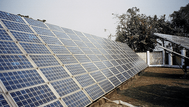 India solar charging station