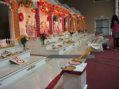 A Hindu temple in South Bend, Indiana.