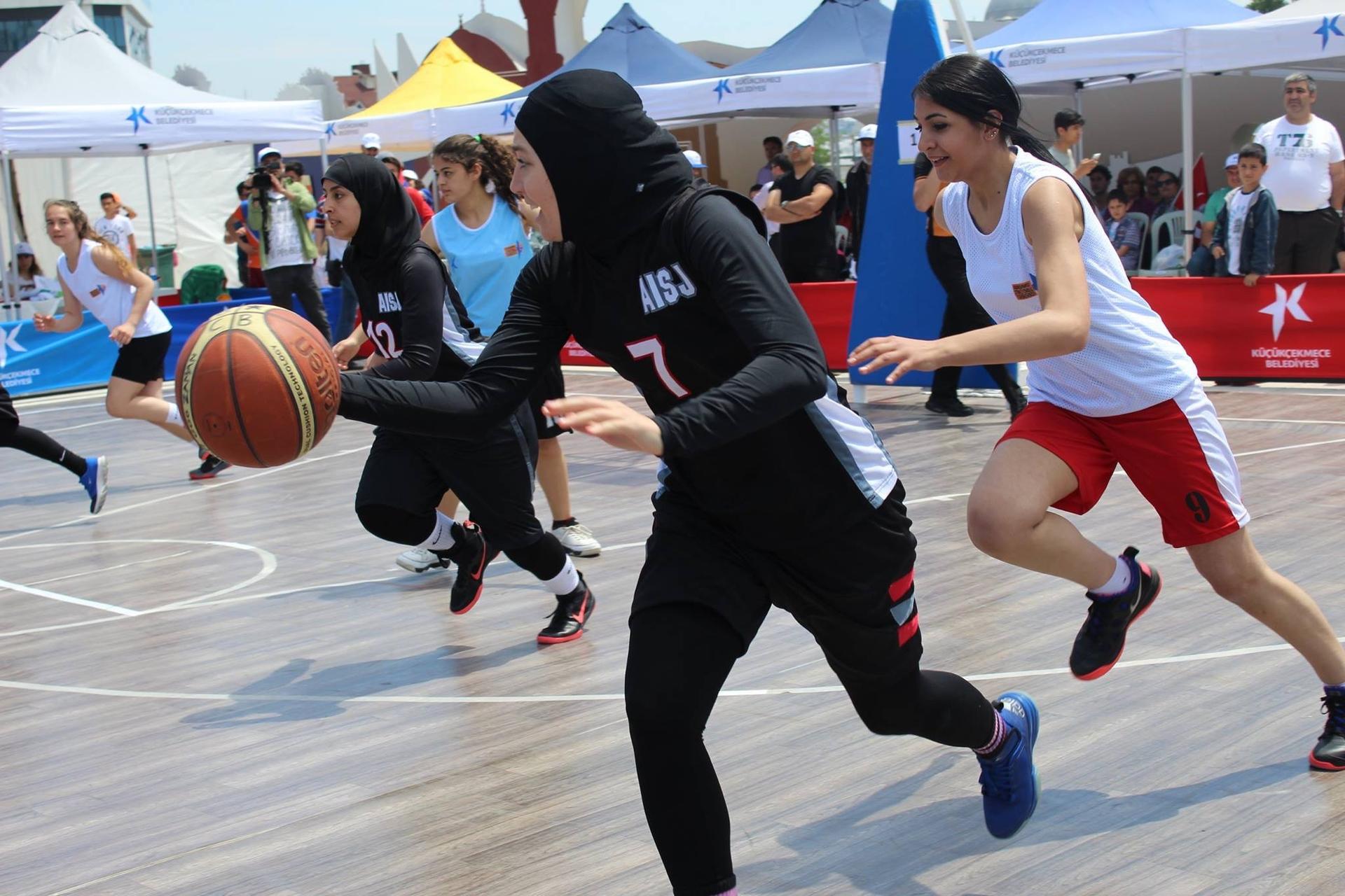 Professional basketball player Indira Kaljo has spent the past two years campaigning to permanently lift FIBA's head covering rule.