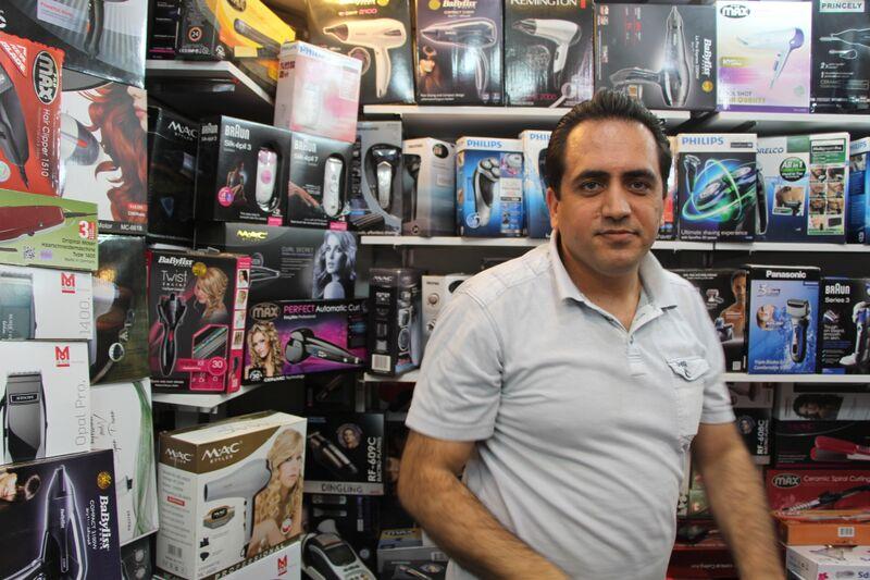 Shopkeeper Mahdi Panahi