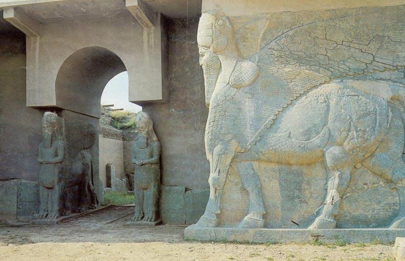 Some of the art at risk in Nimrud.