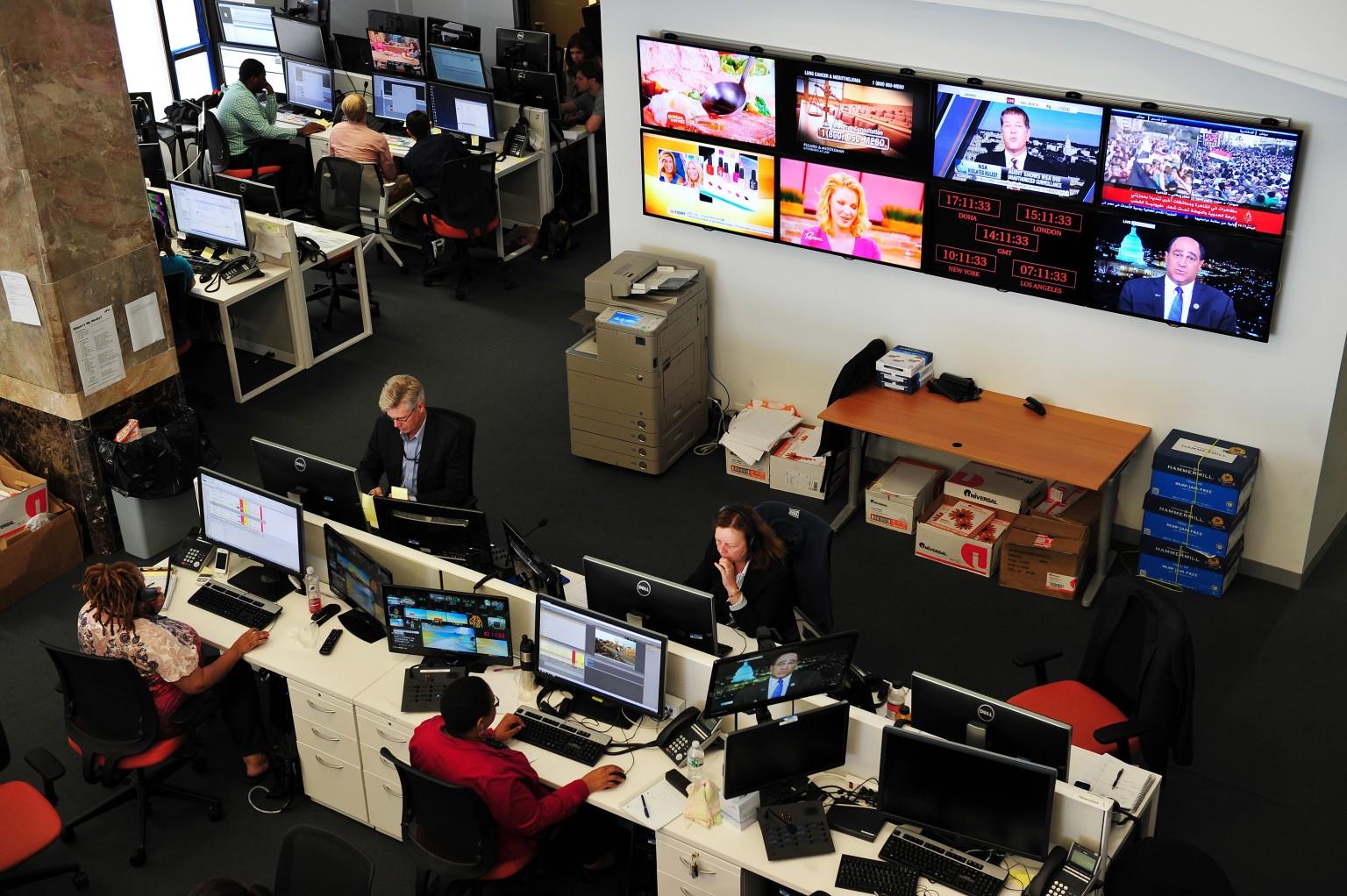 At its peak Al-Jazeera America employed some 850 staff across 12 US news bureaus and a state-of-the art television studio in New York.