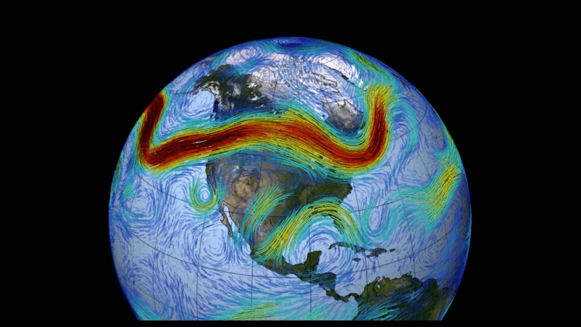 The Polar jet stream carries weather systems around the northern hemisphere. It's powered by the temperature differential between the Arctic and areas farther south, but new research finds that it's being disrupted as rapid warming in the Arctic reduces t