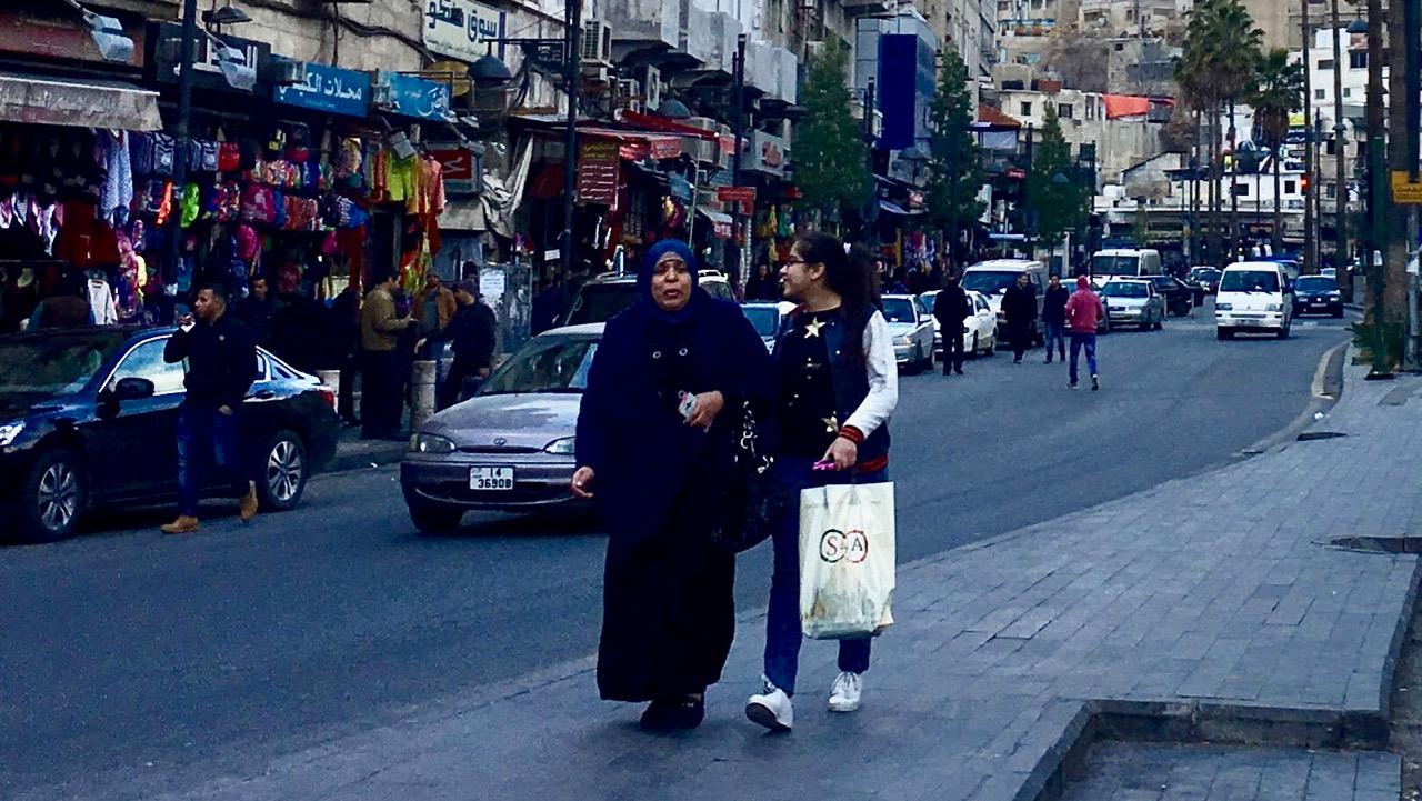 Street scene in Amman, Jordan