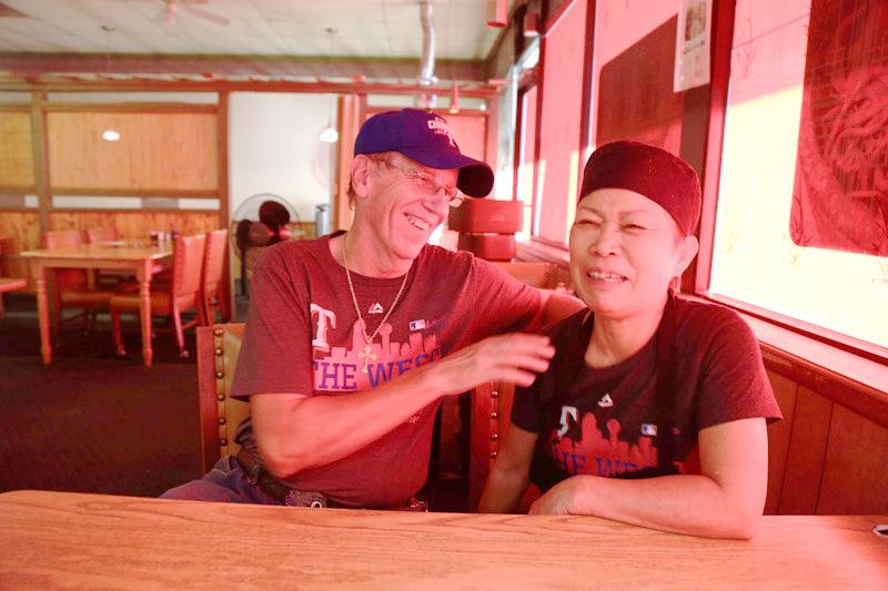 William and Hyosun Tartaglia have been married for almost 20 years. They met in Korea when William was in the US military, and Hyosun worked at a snack bar for military personnel. Now Hyosun runs a restaurant in Killeen, Texas.