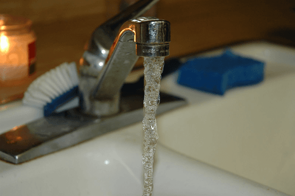 Water faucet lead?