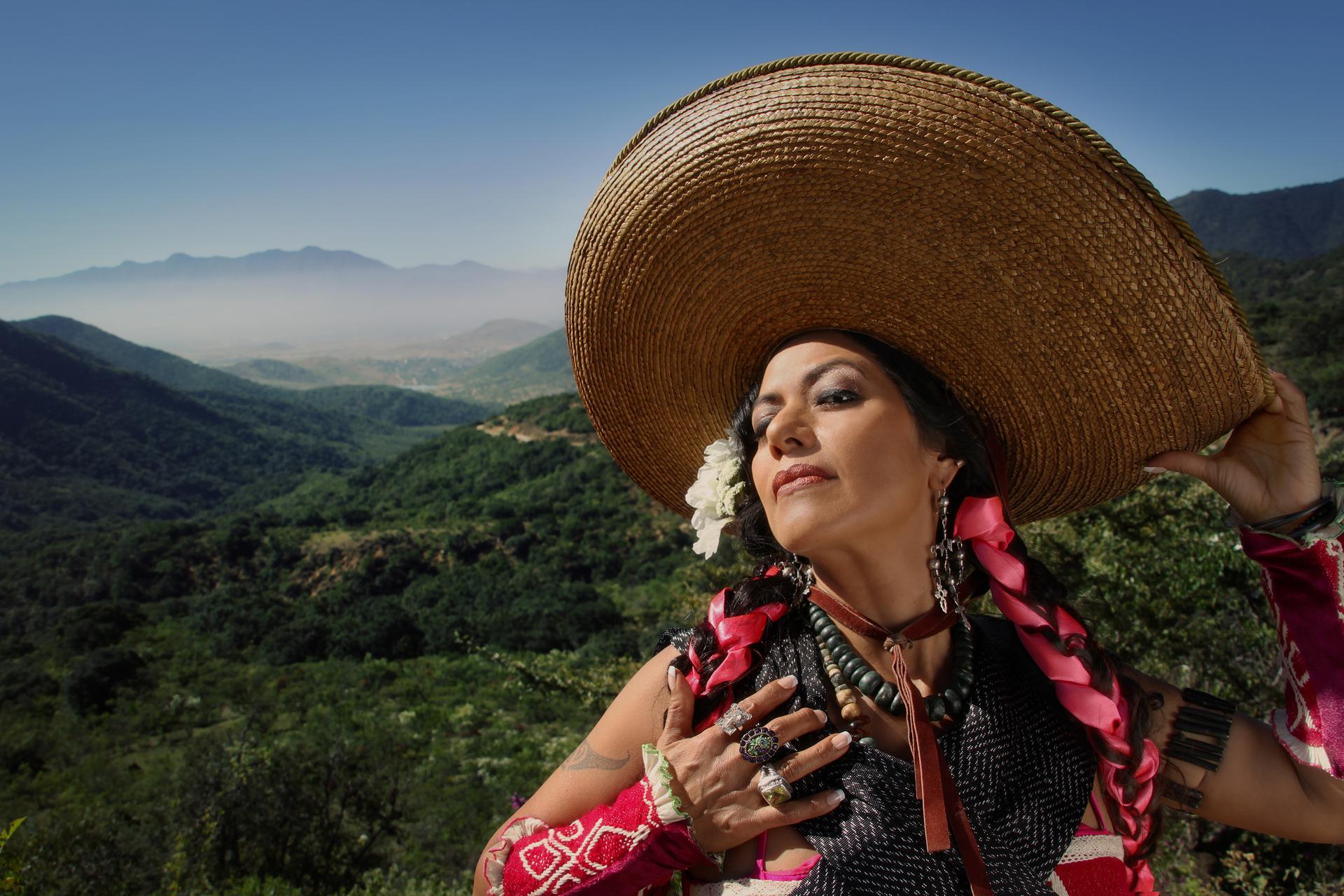 Mexican-American singer Lila Downs is voting in her first election