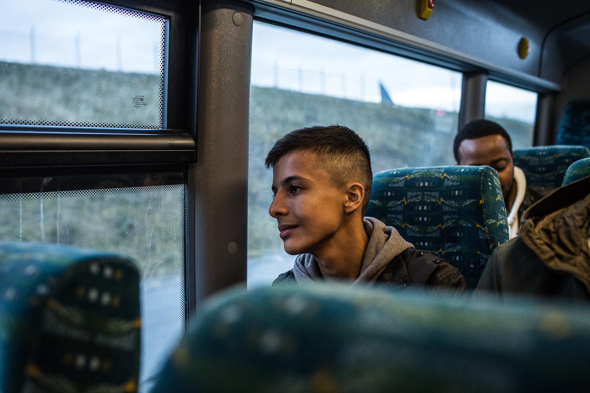 Syrians asylum seeker, Nawras Soukhta travel by train during a three-year journey to escape his country and live a better life in Sweden. 