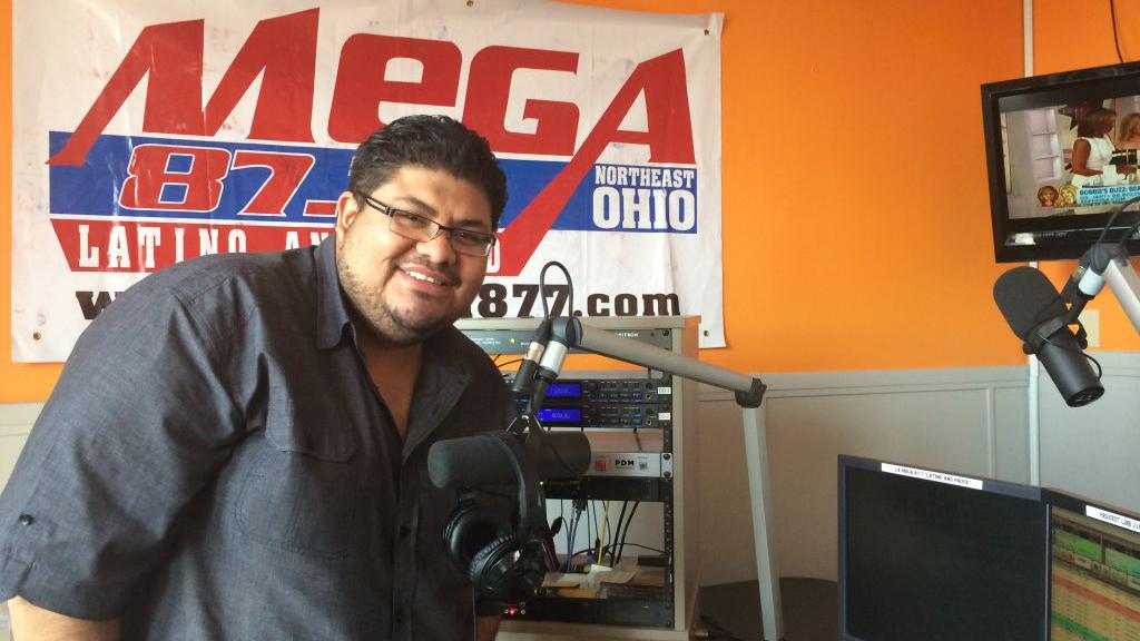 Daniel Melendez is program director for TSJ Media, which runs three Spanish-language radio stations in Ohio, including La Mega, and puts out out Spanish-language newspapers and magazines all over the Mid-West.