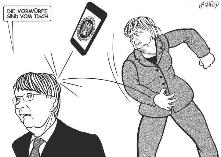 Merkel upset at NSA snooping