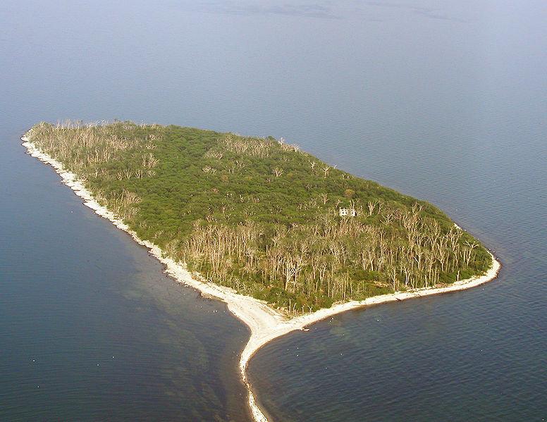 Aerial photo of Middle Island, Ontario Canada