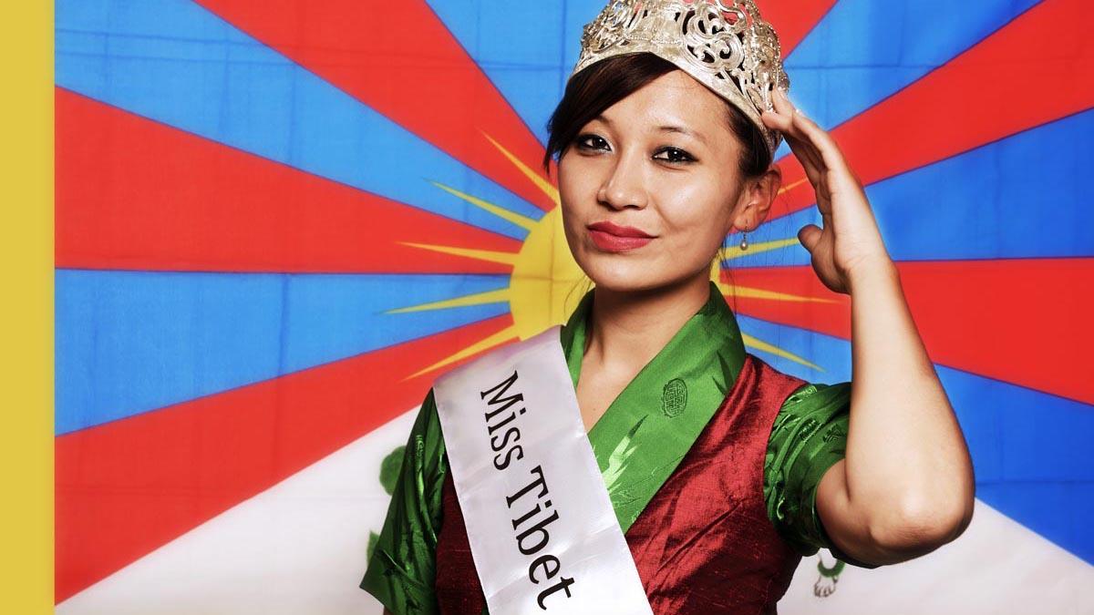 Miss Tibet 2013, Tenzing Lhamo, is a Tibetan American living in Madison, Wisconsin.