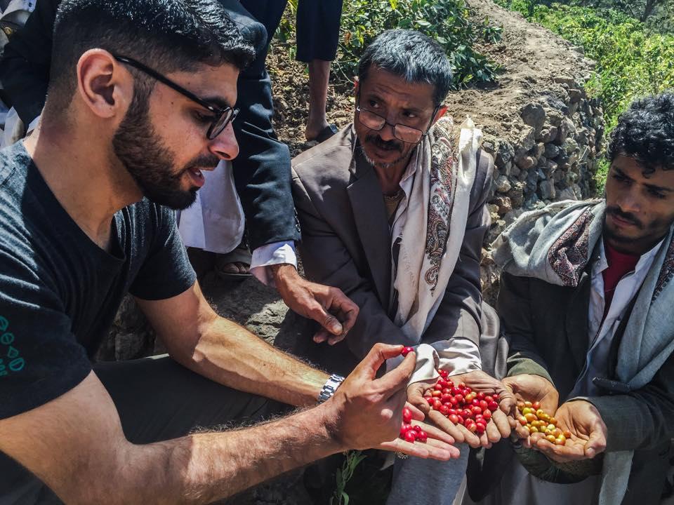 Over the past year, Mokhtar Alkhanshali, who lives in California, has worked with Yemeni coffee farmers to promote their beans to the world.