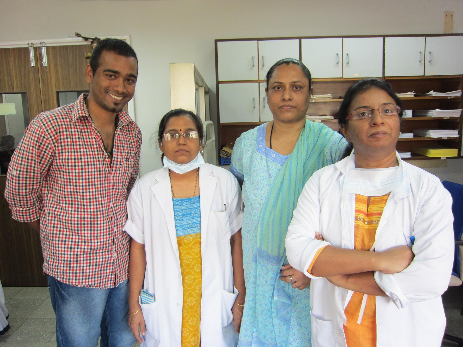 A medical team at Tata Memorial Hospital.