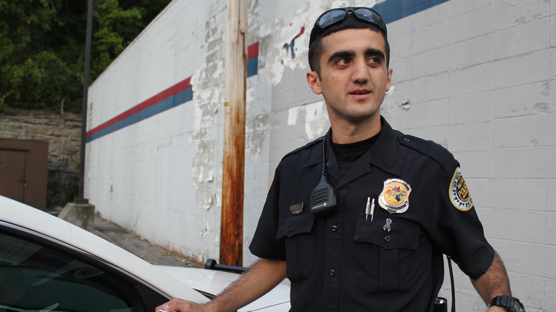 Jiyayi Suleyman, 26, is Nashville’s first Kurdish American police officer. “I took this job to bridge the gap between not only the Kurdish community but the Muslim community with the police department,” Suleyman says. “I wanted to be that one guy that mak