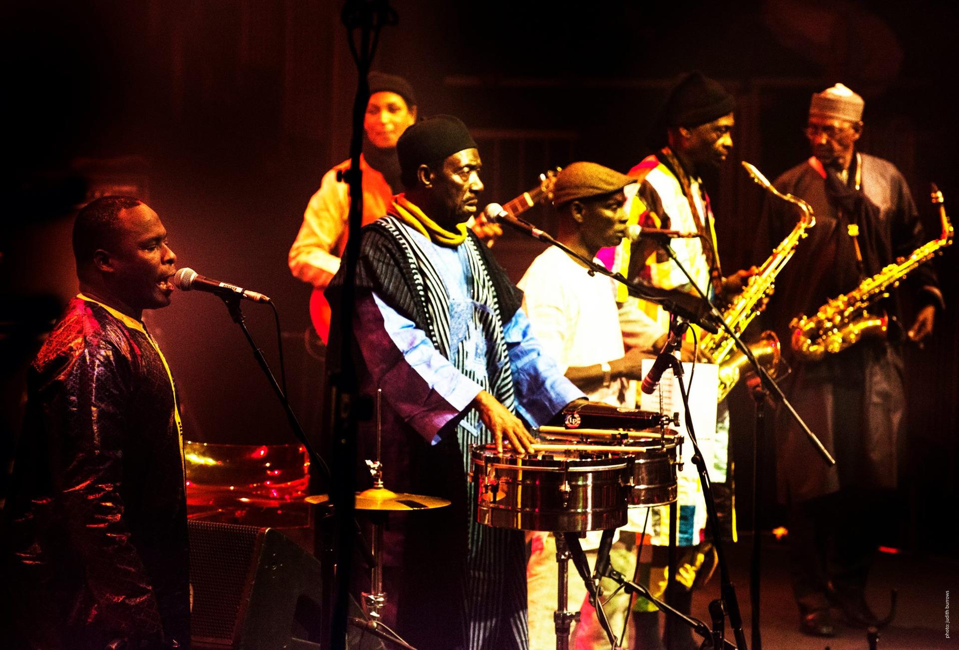 Senegal's Orchestra Baobab on stage