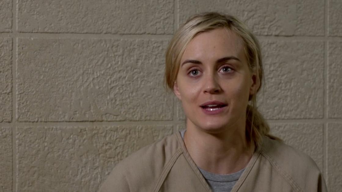 Actress Taylor Schilling as Piper Chapman in "Orange is the New Black."
