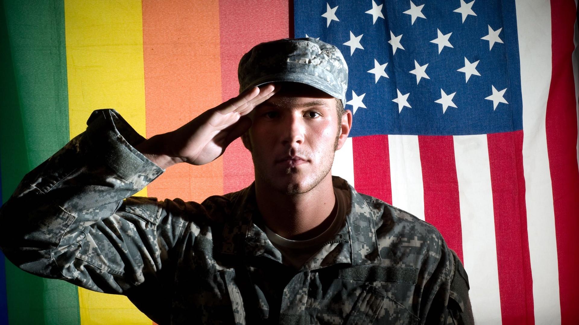 LGBTQ military servicemember