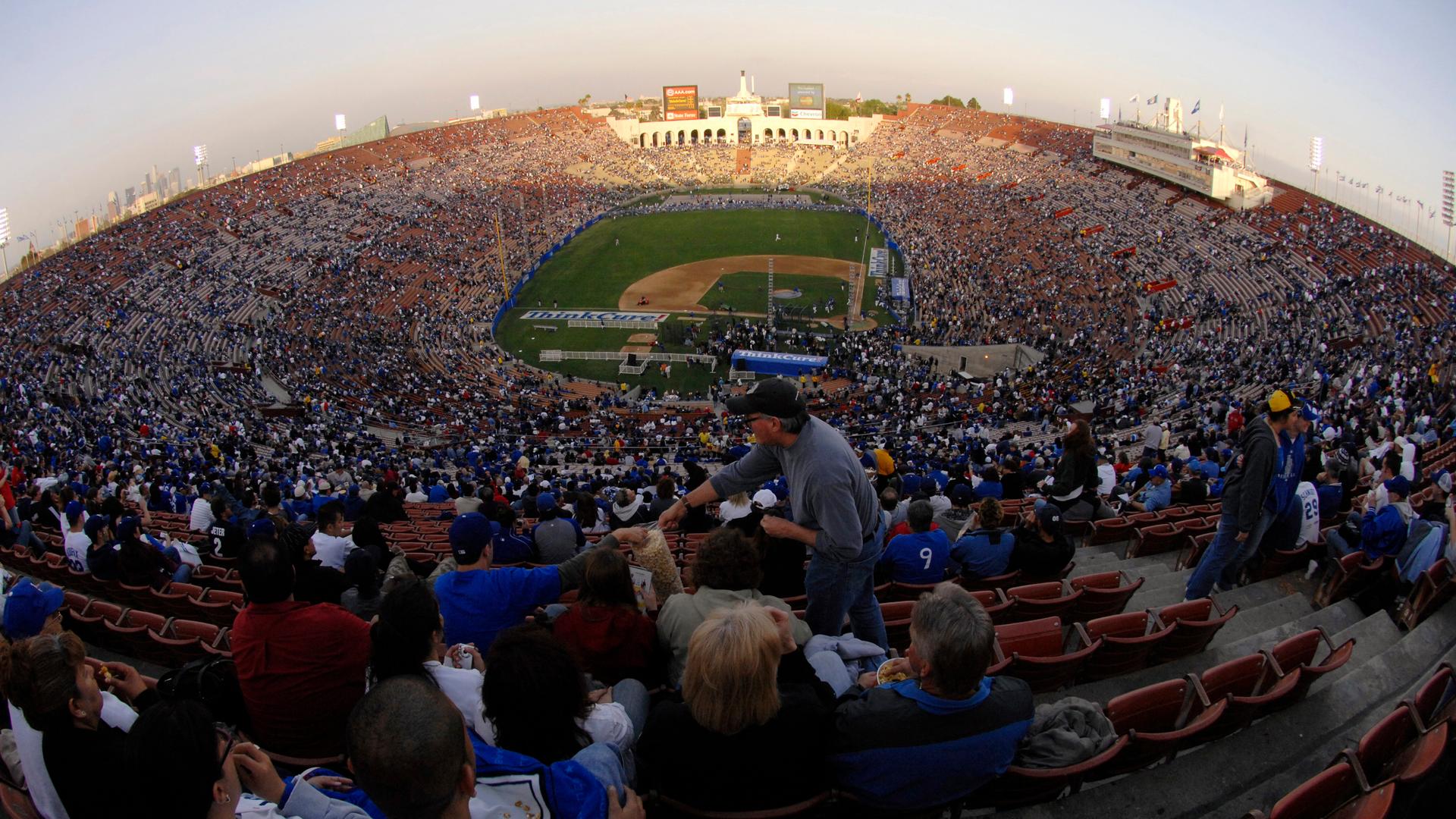 The existence of the LA Coliseum is one reason LA is attractive a a possible Olympics host