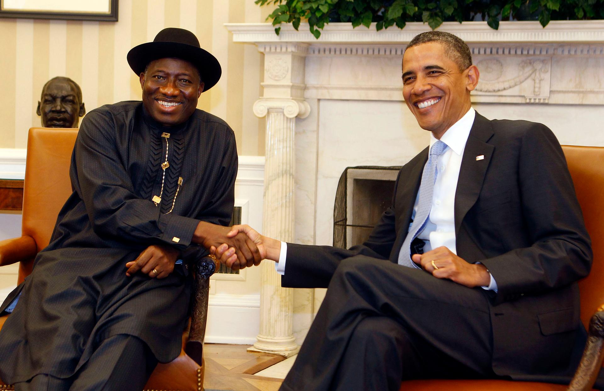 Allegations of corruption swirl around Nigeria's President Goodluck Jonathan. 
