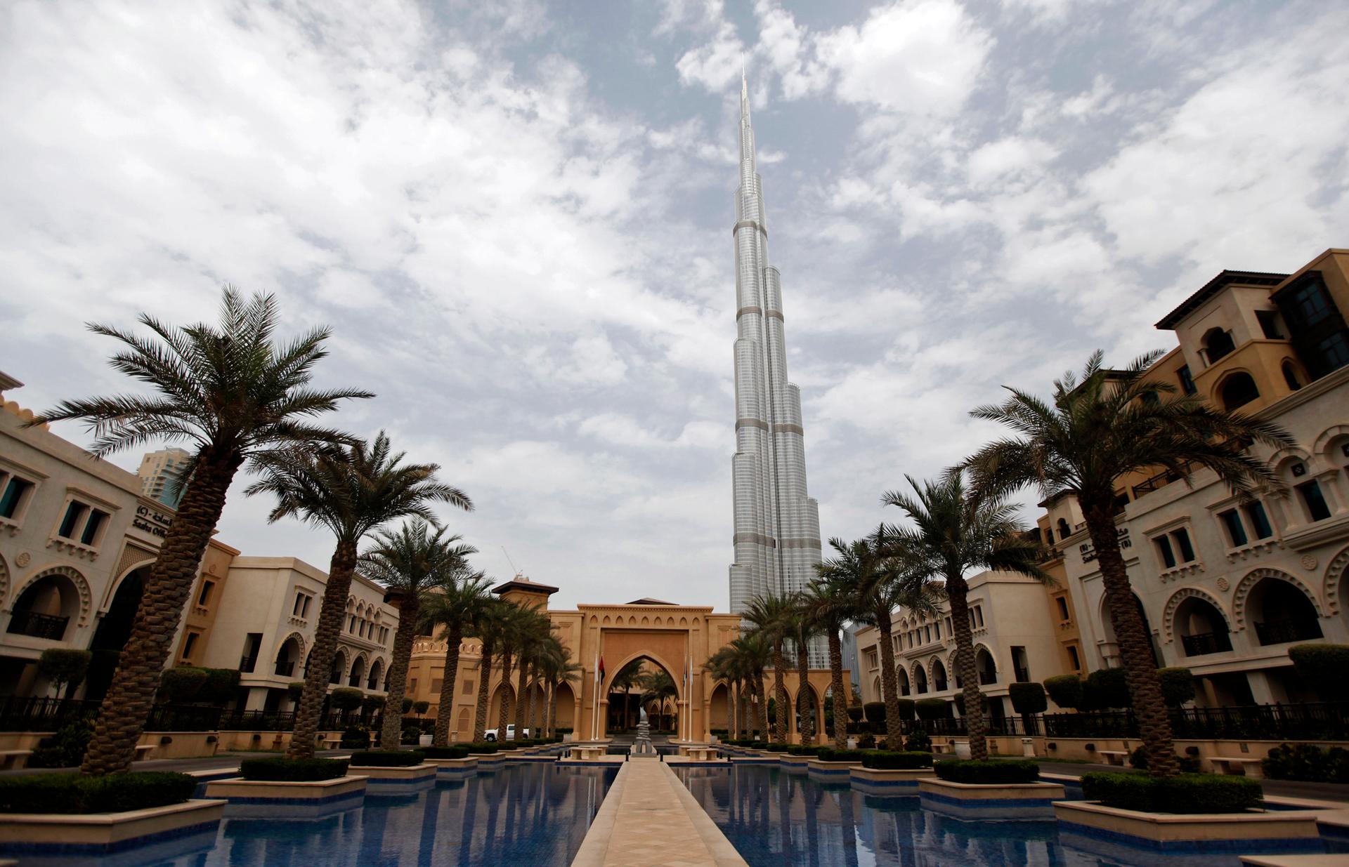 The United Arab Emirates has some of the world's tallest and most expensive buildings, including the Burj Khalifa (pictured). But does such luxury bring happiness? 