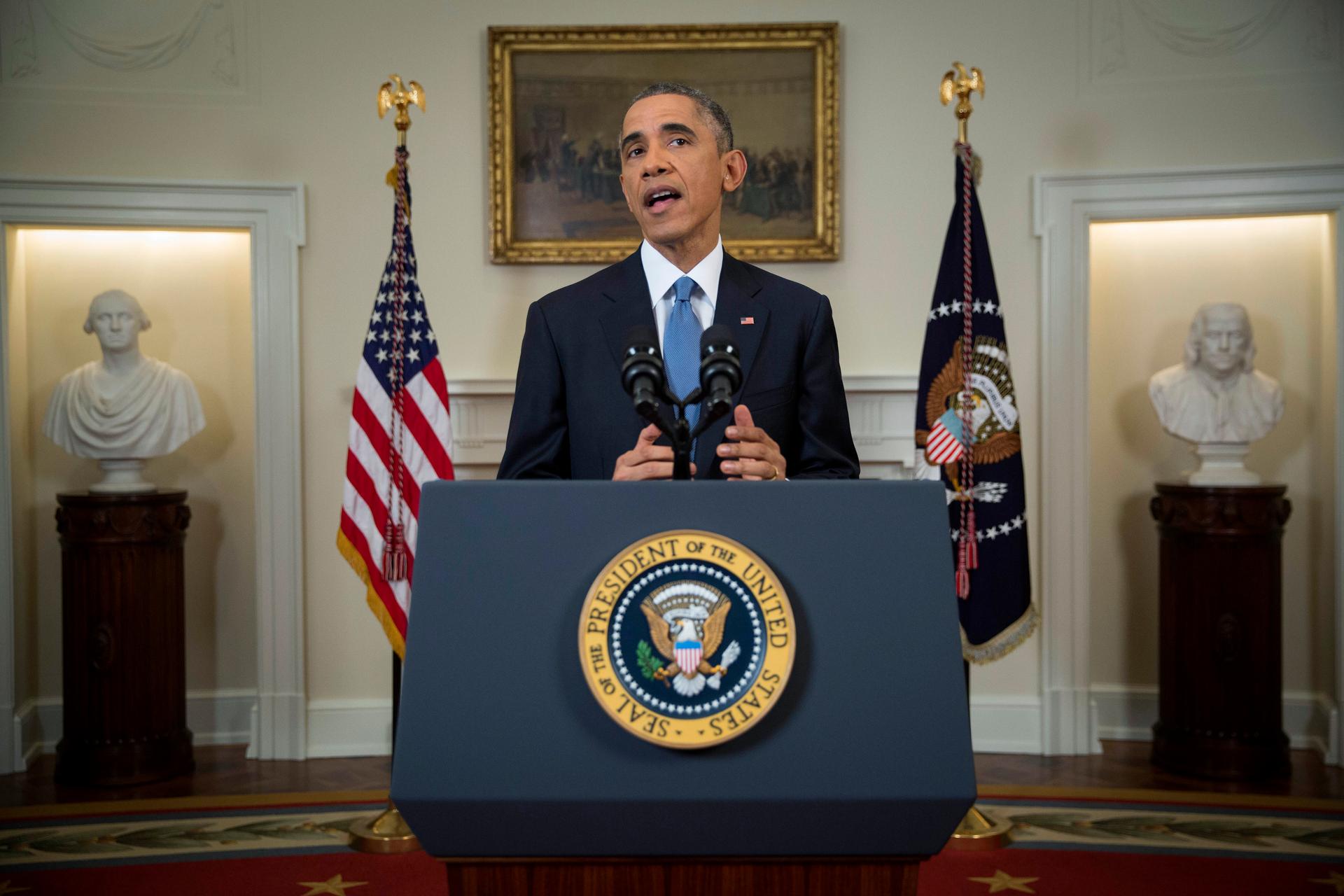 President Obama announces the thaw in US-Cuban relations